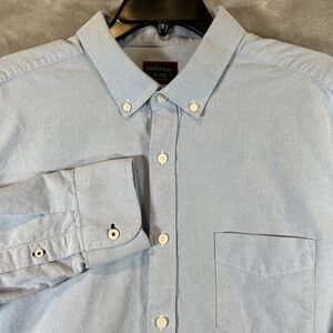 UNTUCKit Shirt Mens XXL Classic Blue Long Sleeve Button Front 100% Cotton